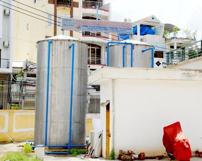 The wastewater treatment plant at the Pasteur Institute in Ho Chi Minh City (Photo: SGGP) The wastewater treatment plant at the Pasteur Institute in Ho Chi Minh City (Photo: SGGP)